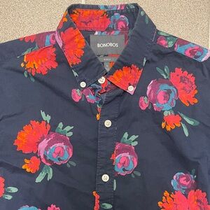 Bonobos Floral Button Down Shirt